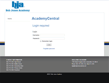 Tablet Screenshot of my.bobjonesacademy.net